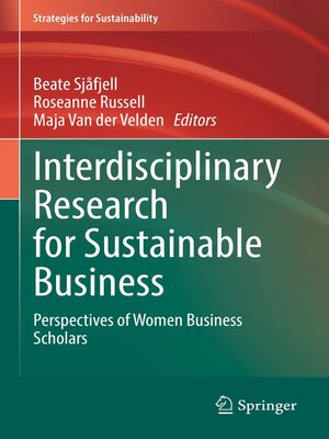 cover image of Interdisciplinary Research for Sustainable Business